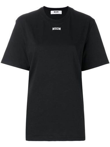 MSGM logo cotton short sleeve tshirt - MSGM - BALAAN 1