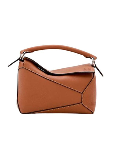 Mini Puzzle Classic Calfskin Tote Bag Tan - LOEWE - BALAAN 1