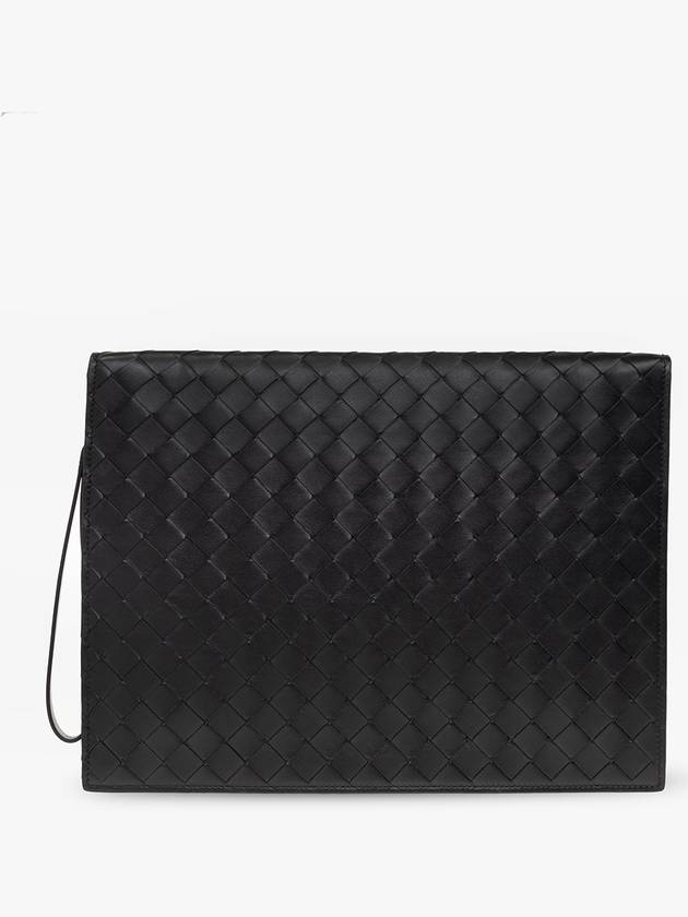 Medium Intrecciato Document Case Black - BOTTEGA VENETA - BALAAN 2