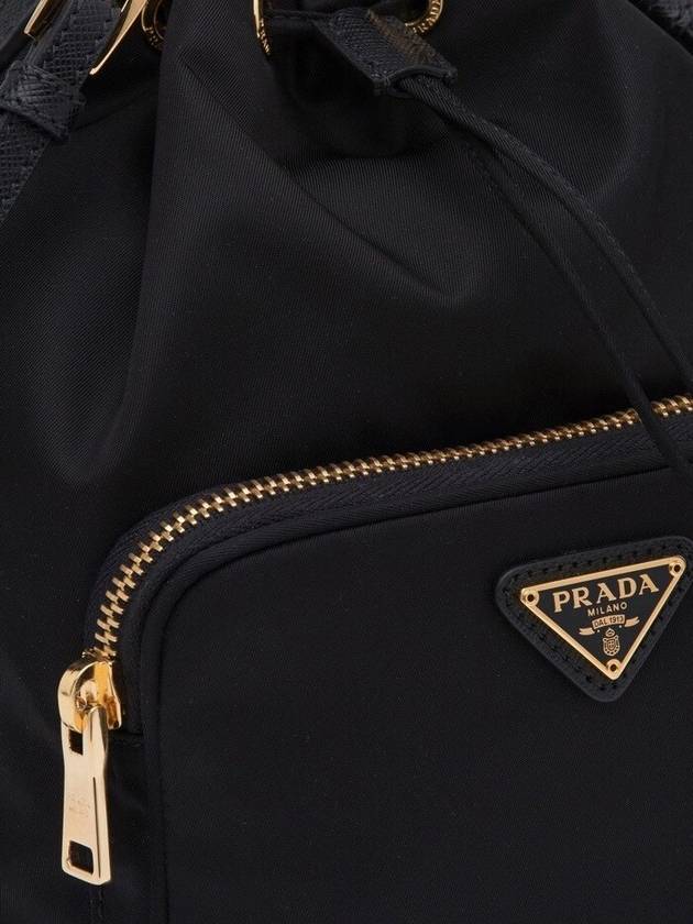 Duet Re-Nylon Bucket Bag Black - PRADA - BALAAN 6