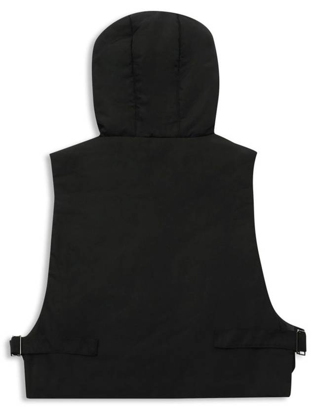 Down Padded Player Hooded Vest Black MCFW23VT 3BK - MACKY - BALAAN 3