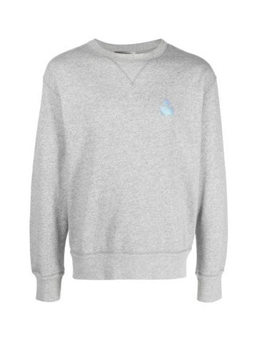 Mike Gradient Logo Sweatshirt Grey - ISABEL MARANT - BALAAN 1