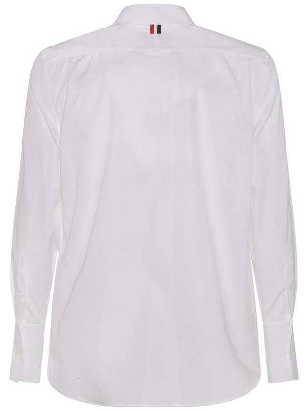 White Cotton Shirt FLL169A03113100 B0560985581 - THOM BROWNE - BALAAN 5