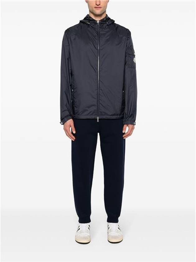 Etiache Rain Hooded Zip Up Blue - MONCLER - BALAAN 3