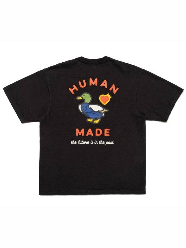 Human Made Duck Logo Graphic T Shirt 1 Black HM28TE002 - HUMAN MADE - BALAAN 1