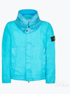 Membrana 3L TC Detachable Hooded Jacket Blue - STONE ISLAND - BALAAN 2