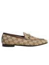 Jordan Ebony Original GG Canvas Loafer Beige - GUCCI - BALAAN 1