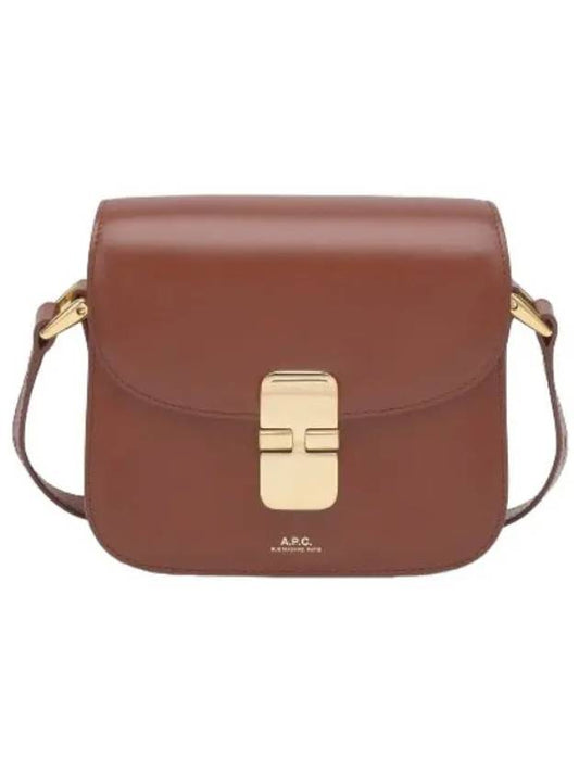 Mini Grace Shoulder Bag Brown - A.P.C. - BALAAN 1
