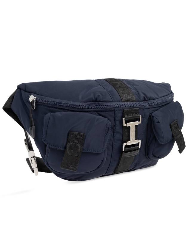 Iceberg Waist Bag With Logo, Men's, Navy Blue - ICEBERG - BALAAN 4