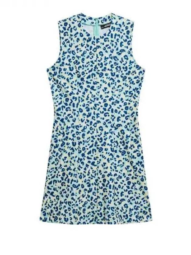 Golf Women s Jasmine Print One Piece Leopard Blue GWSD09356O495 Domestic Product - J.LINDEBERG - BALAAN 1