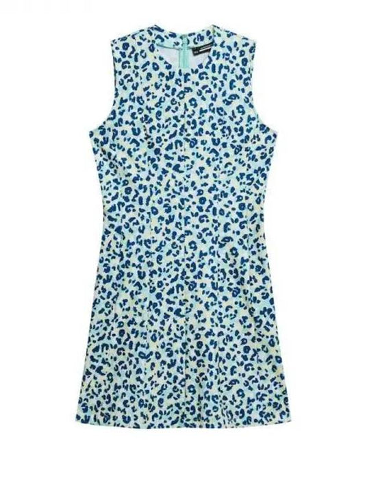 Golf Women s Jasmine Print One Piece Leopard Blue GWSD09356O495 Domestic Product GR5Y24052807829 - J.LINDEBERG - BALAAN 1