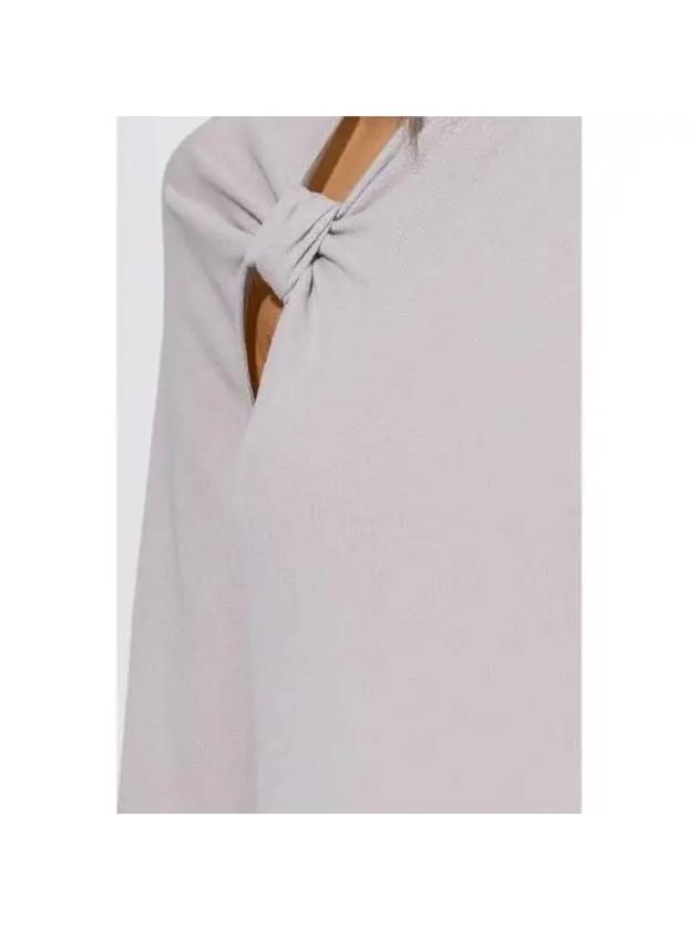 NODI knot cutout detail dress 221DR024 1026 LIGHTGREY - JACQUEMUS - BALAAN 5