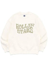 Rolling Star Sweatshirt Ivory - POLYGRAM - BALAAN 2