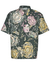 Iggy Flower Pattern Short Sleeve Shirt Black - ISABEL MARANT - BALAAN 2