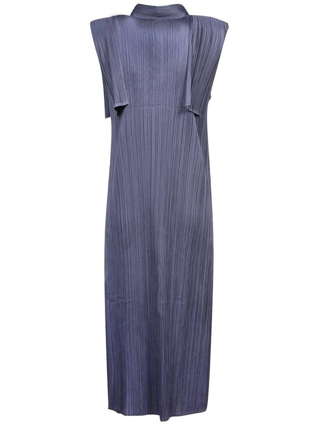 Monthly Colors August Midi Dress Dark Blue - ISSEY MIYAKE - BALAAN 3