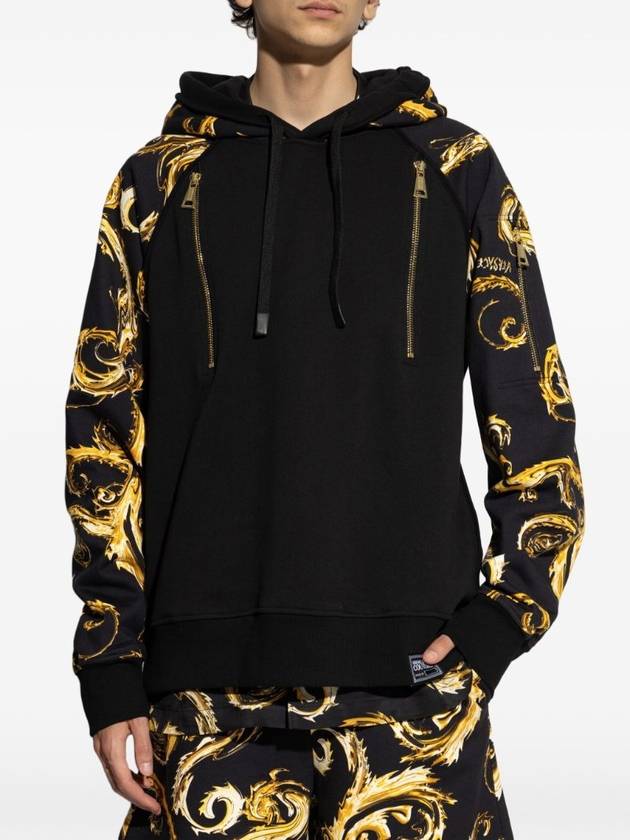 Chromo Couture Regular Fit Hoodie - VERSACE - BALAAN 3