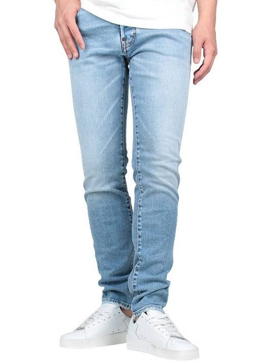 Men's Light Clean Wash Skater Jeans Blue - DSQUARED2 - 2