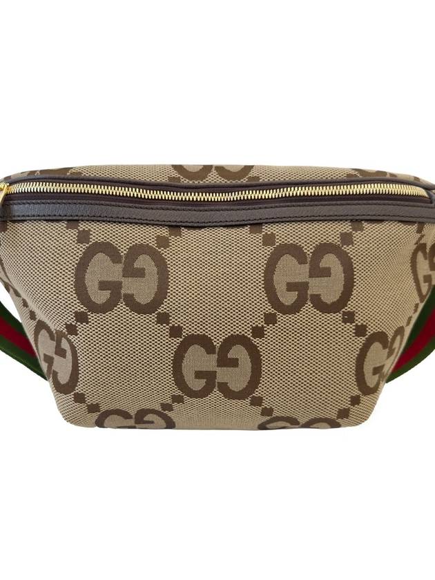 Jumbo GG Canvas Belt Bag Brown - GUCCI - BALAAN 6