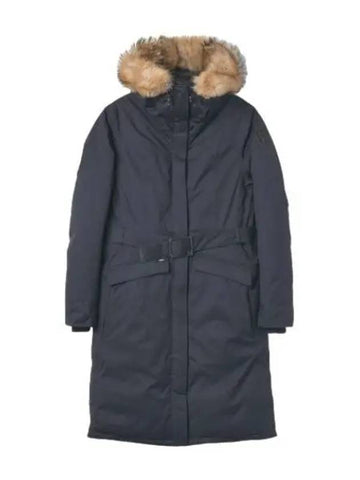 Morgan parka navy padding - NOBIS - BALAAN 1