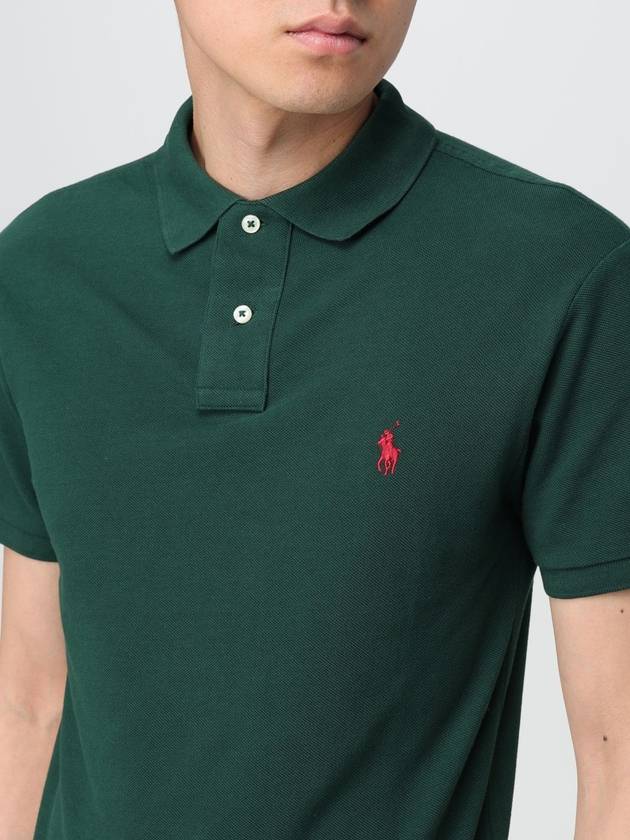 Men's Pony Slim Fit Short Sleeve Polo Shirt Green - POLO RALPH LAUREN - BALAAN 4