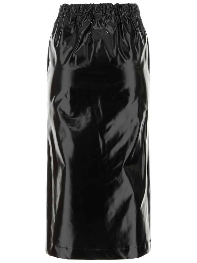 High Shine Midi Skirt S29ME0011 S78362 900 B0110821273 - MAISON MARGIELA - BALAAN 3