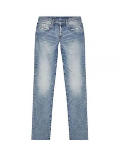 2019 D Strukt Slim Fit Jeans Medium Blue - DIESEL - BALAAN 2