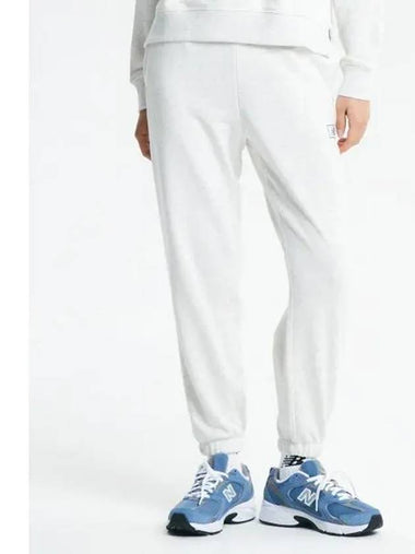 NBMLDBS152 WOMEN Essentials French terry pants white - NEW BALANCE - BALAAN 1