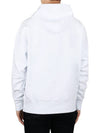 Box Logo Print Cotton Hoodie White - MSGM - BALAAN 5