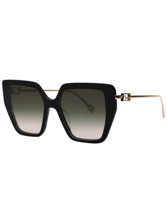 FE40012U 01P Officially imported cat eye horn rimmed Asian fit flat luxury sunglasses - FENDI - BALAAN 1