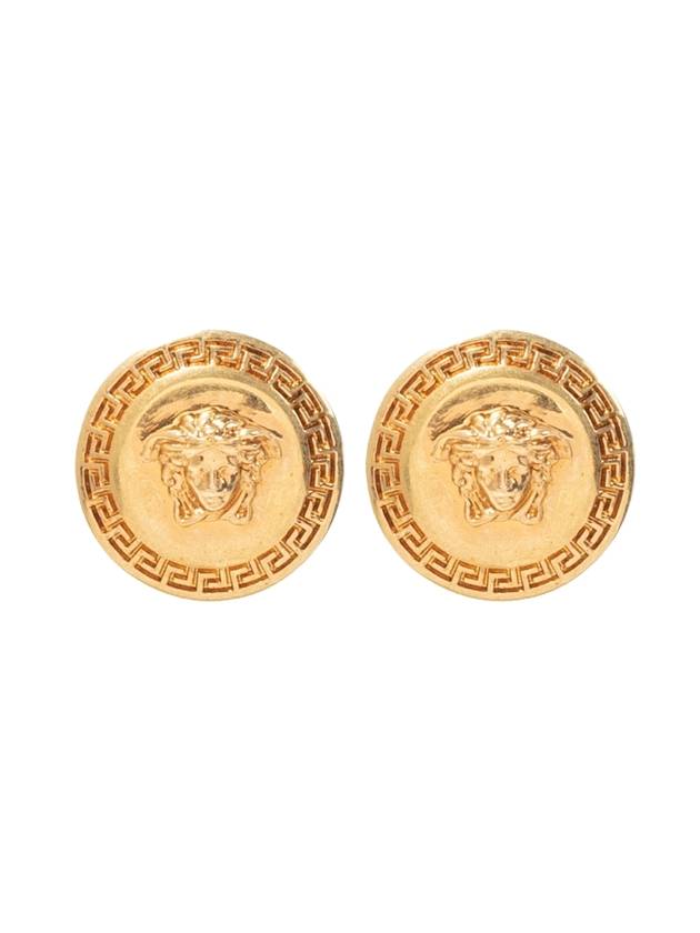 Greca Medusa Earrings Gold - VERSACE - BALAAN 1