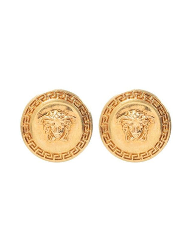 Greca Medusa Earrings Gold - VERSACE - BALAAN 1