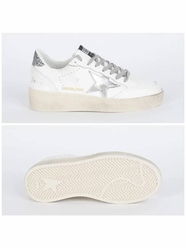 Ball Star 2 Glitter Low Top Sneakers White - GOLDEN GOOSE - BALAAN 4