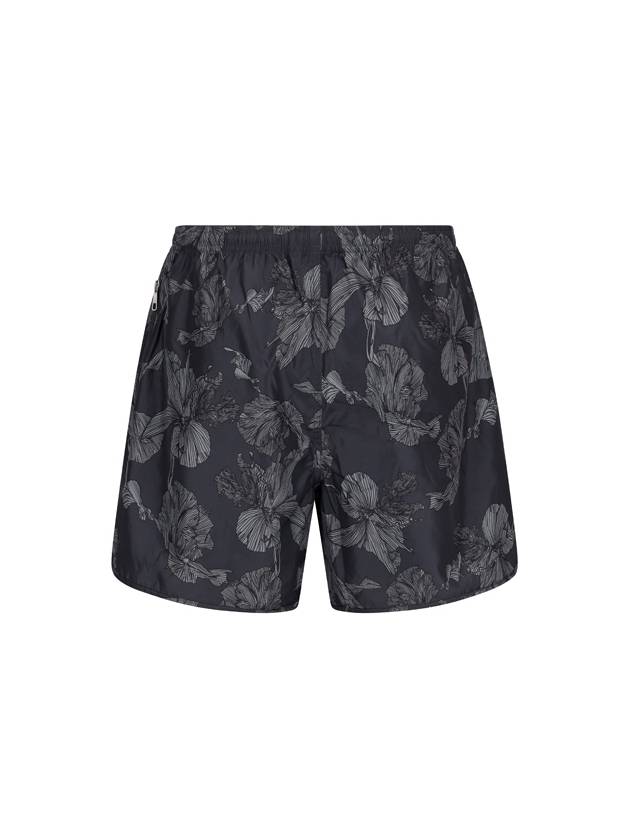 BLACK AND GRAY PRINTED SWIMSUIT - NEIL BARRETT - BALAAN 2