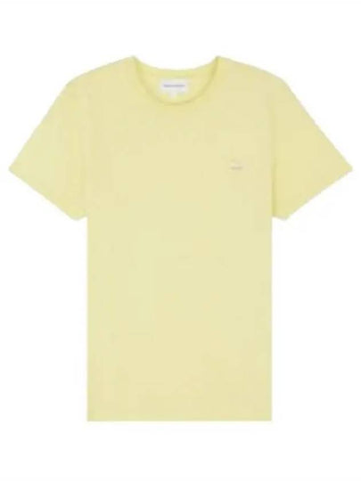 Baby Fox Patch Regular Short Sleeve T-Shirt Yellow - MAISON KITSUNE - BALAAN 2