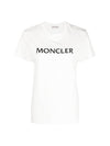 Logo Cotton Short Sleeve T-Shirt White - MONCLER - BALAAN 2