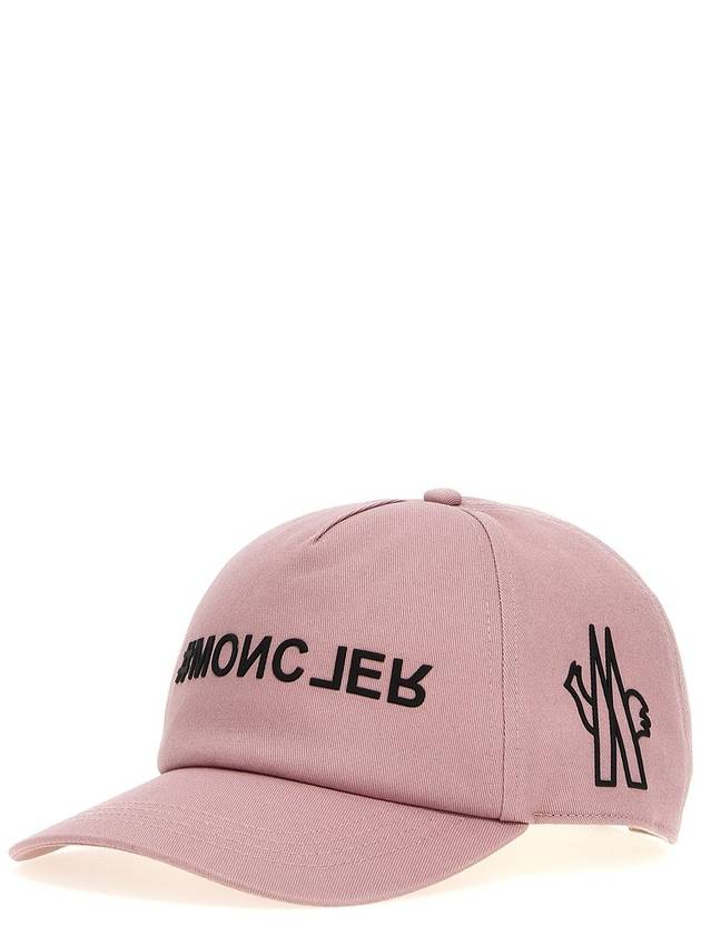 Gabardine Ball Cap Pink - MONCLER - BALAAN 3