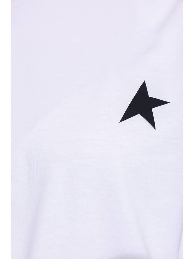 Black Star Collection Short Sleeve T-Shirt White - GOLDEN GOOSE - BALAAN 6