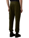 Diagonal Raised Fleece Track Pants Green - CP COMPANY - BALAAN 4