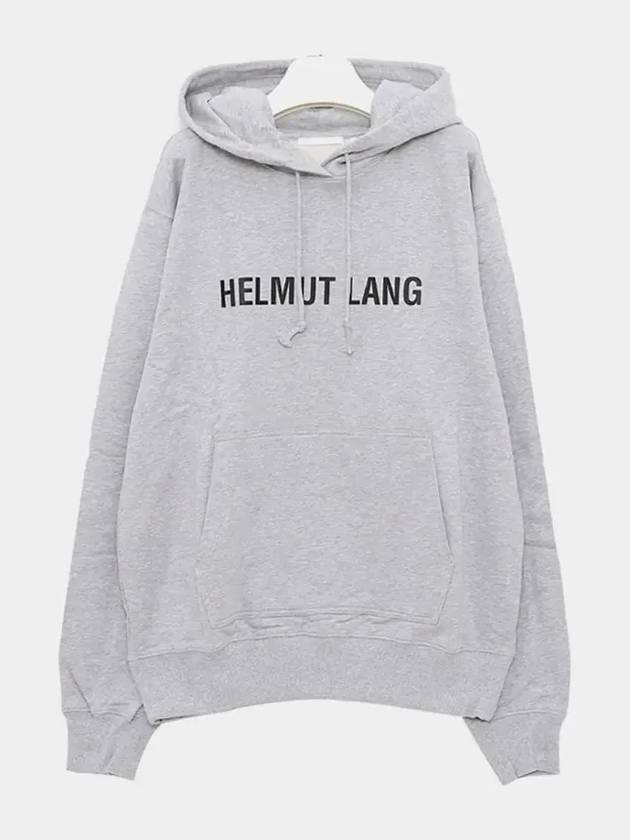 Core Logo Hoodie Grey - HELMUT LANG - BALAAN 3