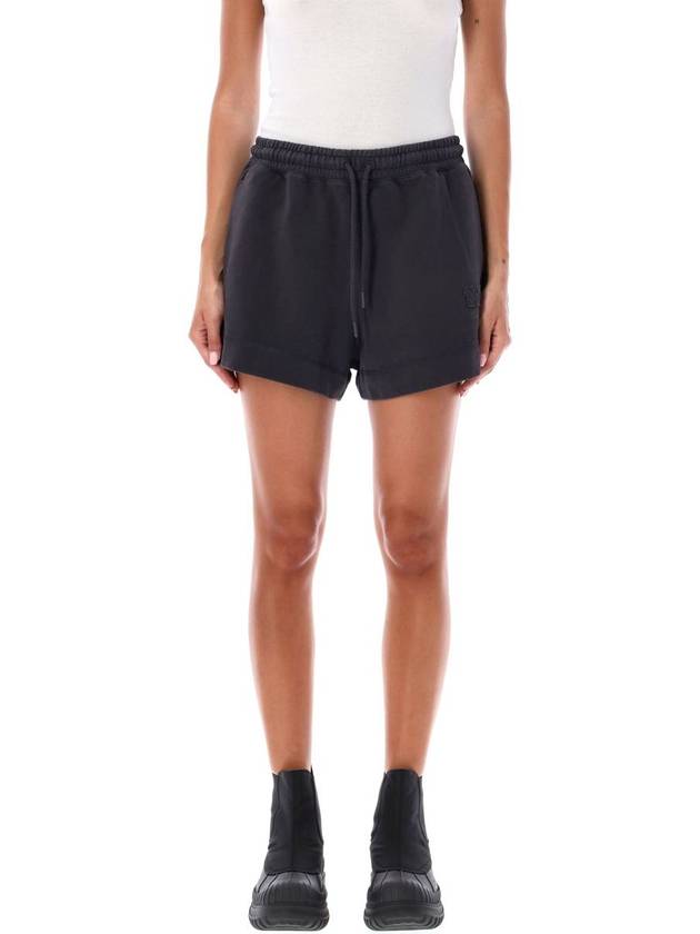 Light Isoli Elasticated Shorts Black - GANNI - BALAAN 2