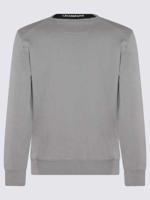 Diagonal Raised Fleece Sweatshirt Grey - CP COMPANY - BALAAN 3