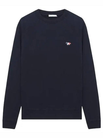 Tricolor Fox Patch Sweatshirt Men - MAISON KITSUNE - BALAAN 1