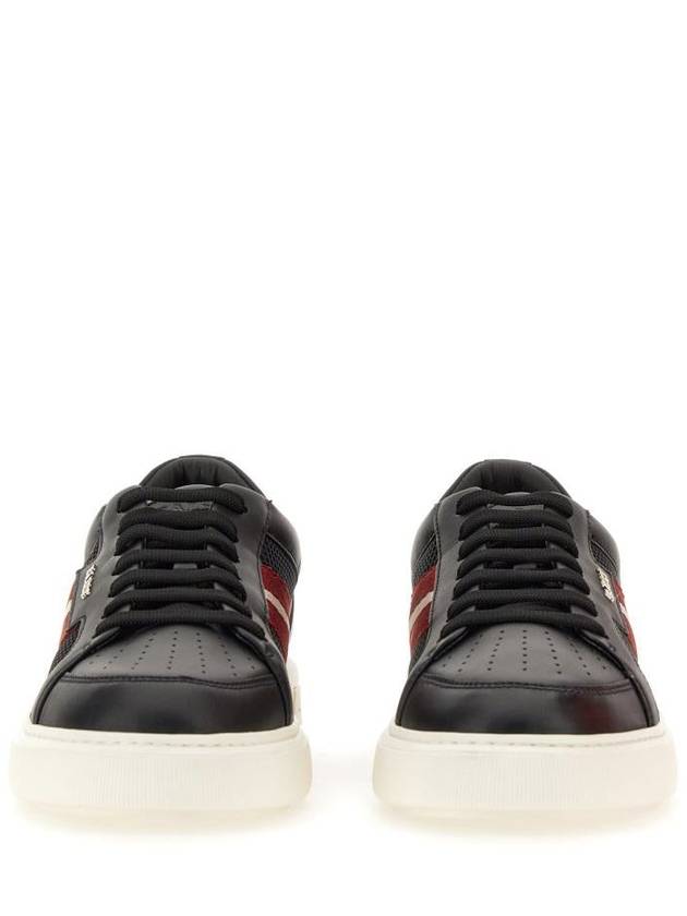 Melys Leather Low Top Sneakers Black - BALLY - BALAAN 5