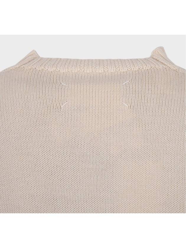 Bunny Wool Knit Top Beige - MAISON MARGIELA - BALAAN 6