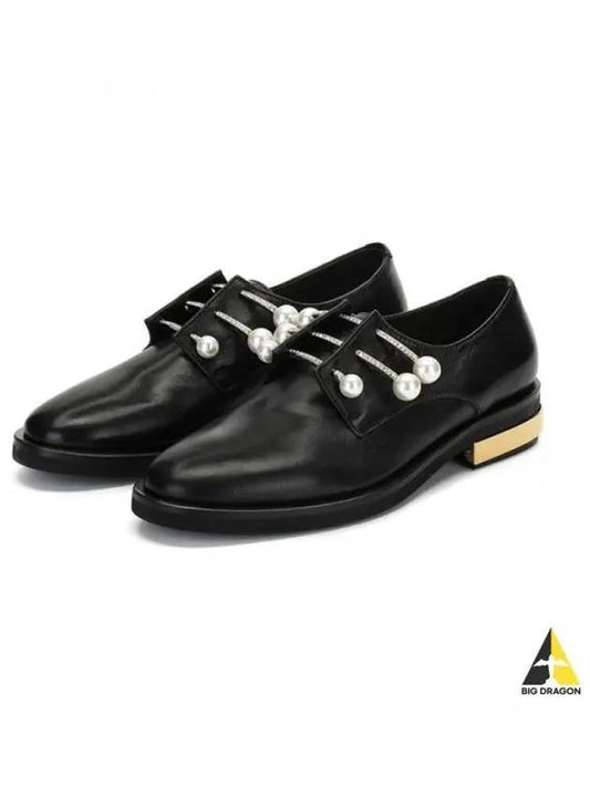 Coliac pearl embellished loafers black CS9361 - COLIAC - BALAAN 1
