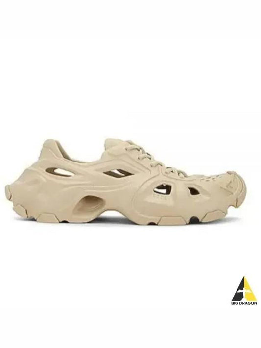 HD Rubber Sole Cut-Out Low Top Sneakers Beige - BALENCIAGA - BALAAN 2