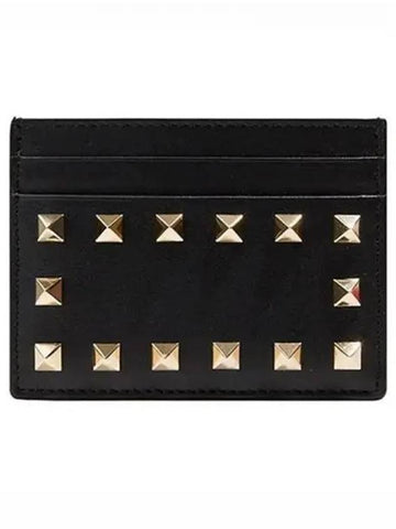 Rockstud Card Wallet TW2P0486 BOL 16U 271892 - VALENTINO - BALAAN 1