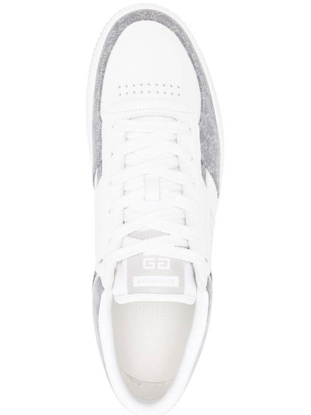 G Move Panel Leather Low Top Sneakers Grey - GIVENCHY - BALAAN 5