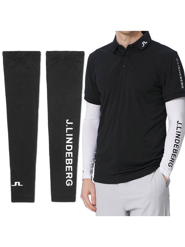 Golf Enzo Sleeve Gloves Black - J.LINDEBERG - BALAAN 2