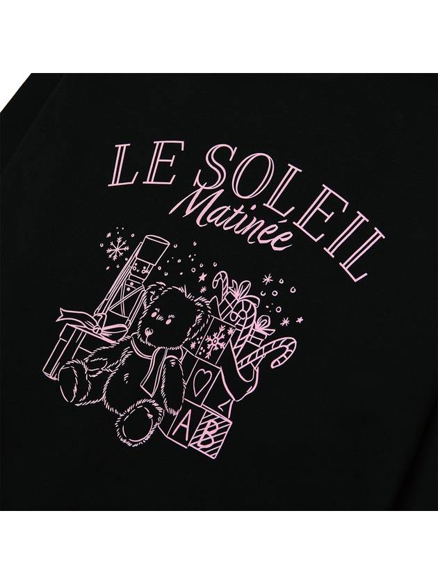 X Mas Teddy Bear Sweatshirt Black - LE SOLEIL MATINEE - BALAAN 4